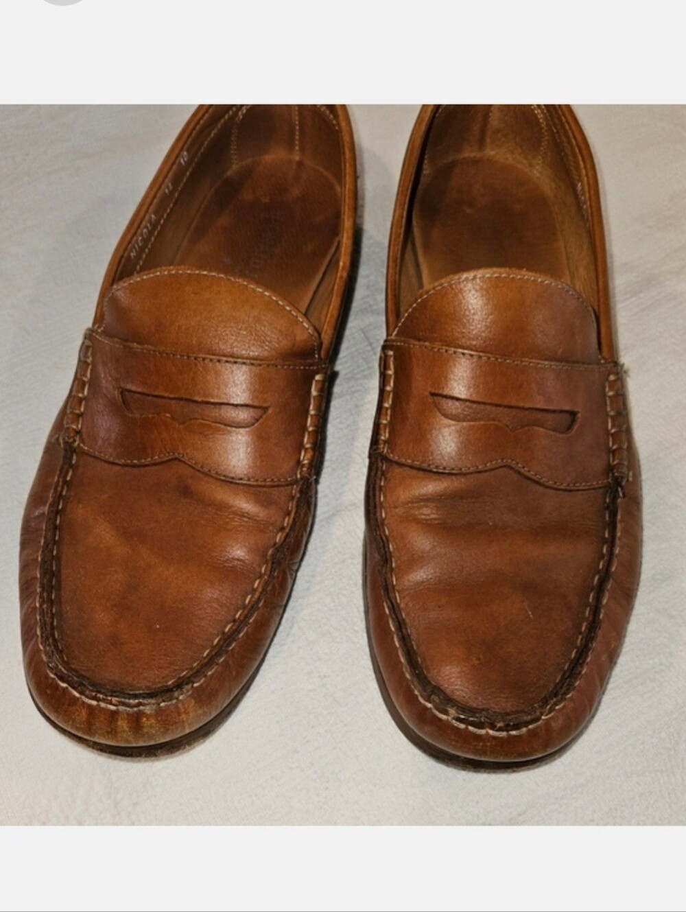 Donald J Pliner Men's Loafers Nicola Men's Size 10 Italian Leather Dress Shoes - Picture 3 of 11